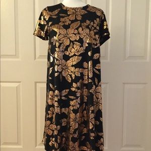 Lularoe Elegant Rose Gold Foil Carly